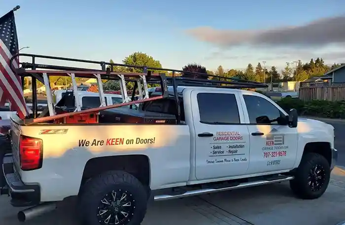 Garage Door Repair Truck