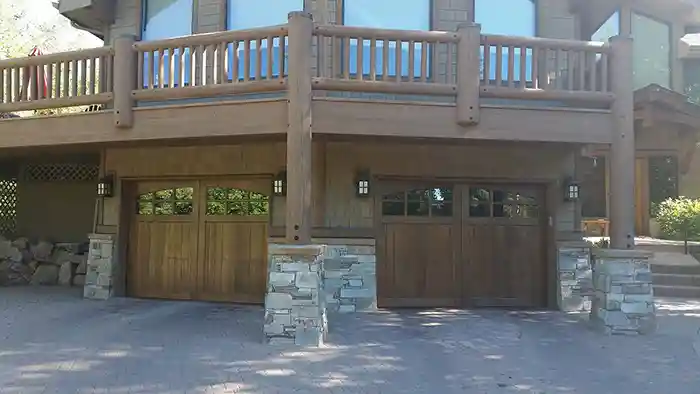 Carriage House Wood garage Door