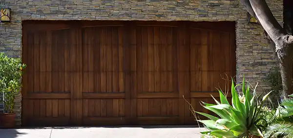 Full Custom Wood Garage Door