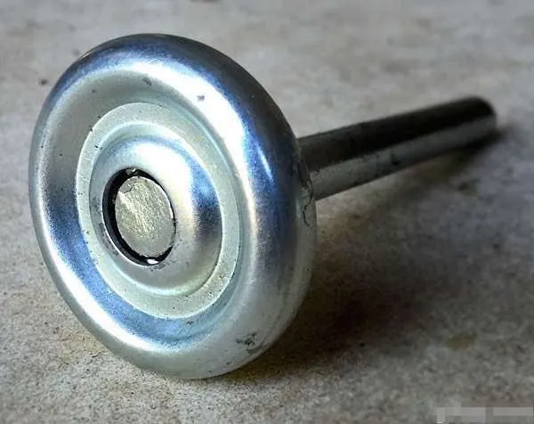 Steel garage door roller