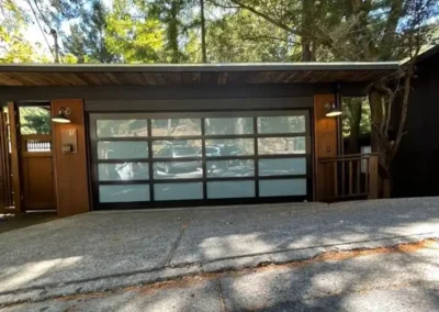 Contemporary style garage door