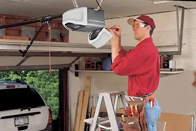 Liftmaster garage door opener with accessories