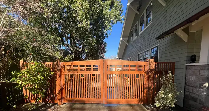 Newly Installed Residential Driveway Gate